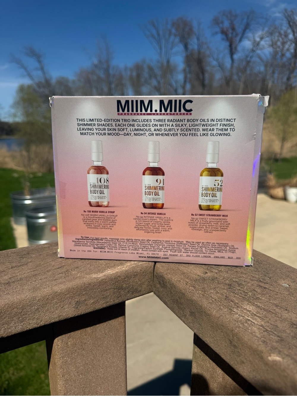 NIB The Glow Edit Shimmer Oil Collection - Body Oils (Pink/Gold/Bronze) - Picture 2 of 6
